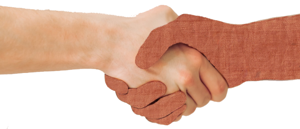 Handshake between partners